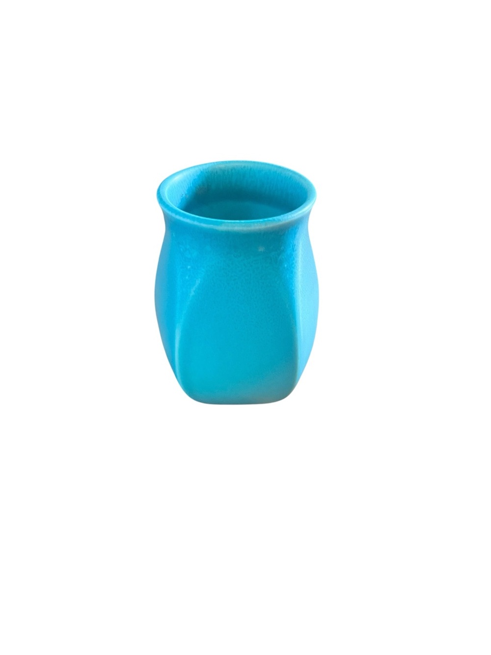Vintage 1927 Rookwood Pottery Cabinet Vase – Shape #2811 – Matte Turquoise Glaze